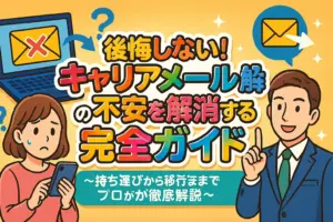 後悔しない！キャリアメール解約の不安を解消する完全ガイド〜持ち運びから移行までプロが徹底解説〜