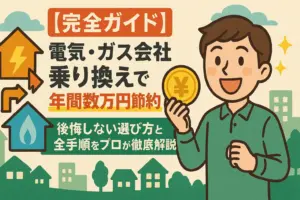 【完全ガイド】電気・ガス会社乗り換えで年間数万円節約！後悔しない選び方と全手順をプロが徹底解説