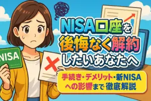 NISA口座を後悔なく解約したいあなたへ：手続き・デメリット・新NISAへの影響まで徹底解説