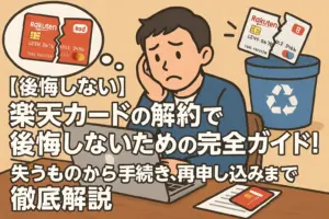 楽天カードの解約で後悔しないための完全ガイド！失うものから手続き、再申し込みまで徹底解説