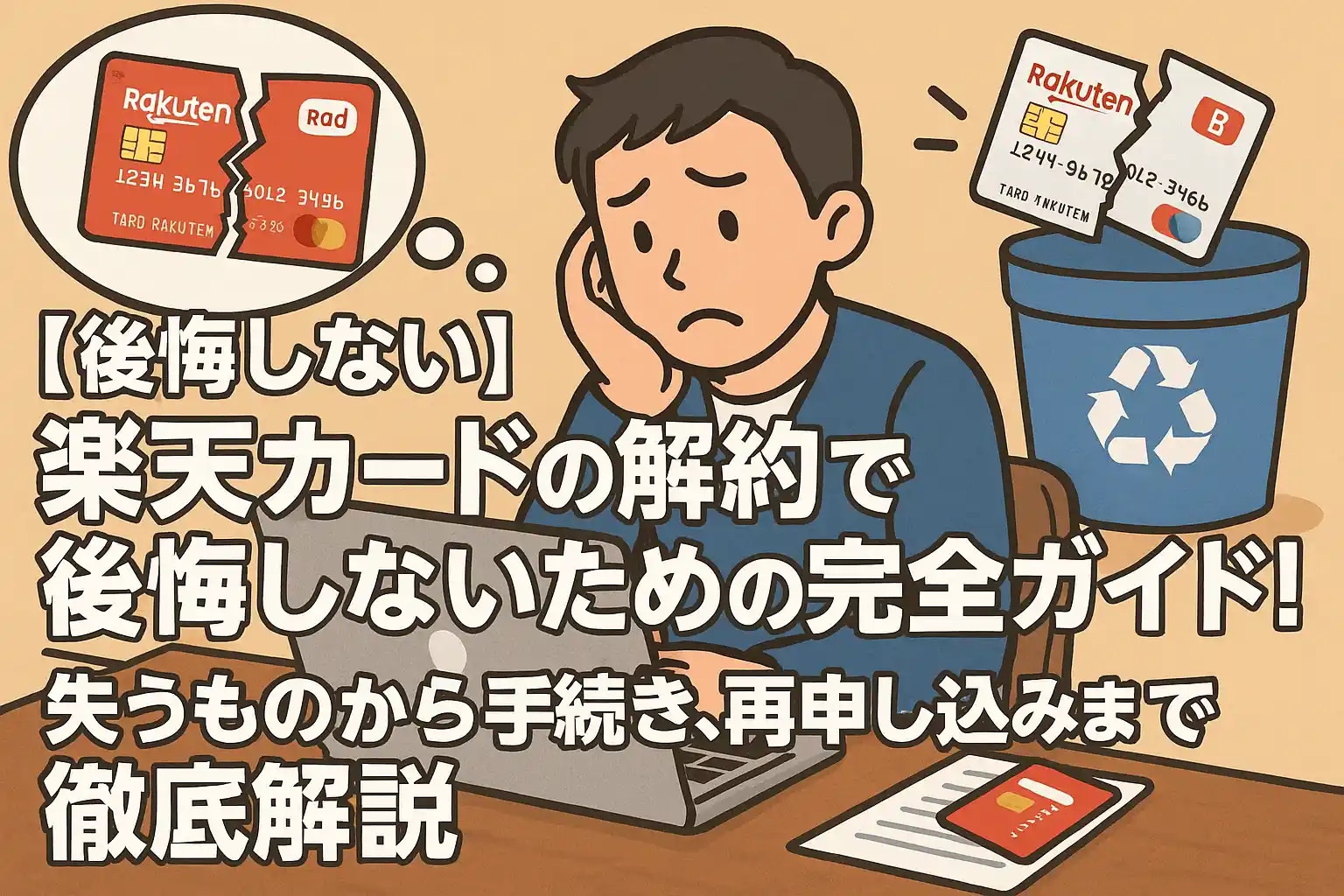 楽天カードの解約で後悔しないための完全ガイド！失うものから手続き、再申し込みまで徹底解説