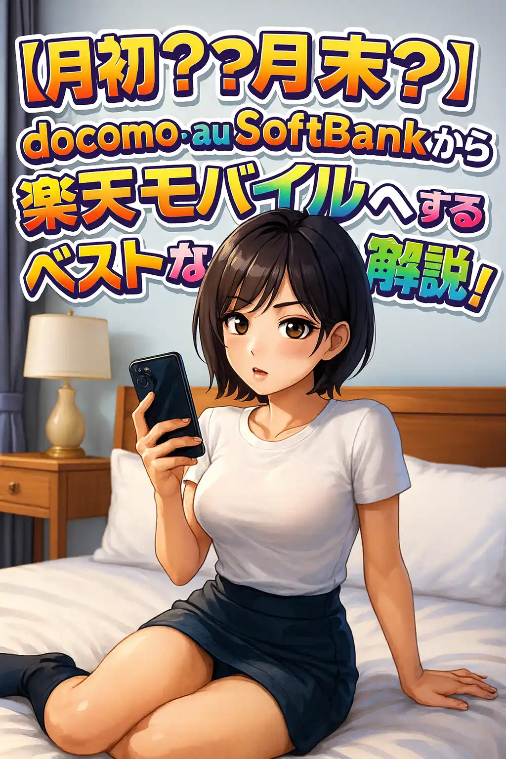 【月初？月末？】docomo・au・SoftBankから楽天モバイルへ乗り換え（MNP）するベストなタイミングを徹底解説！