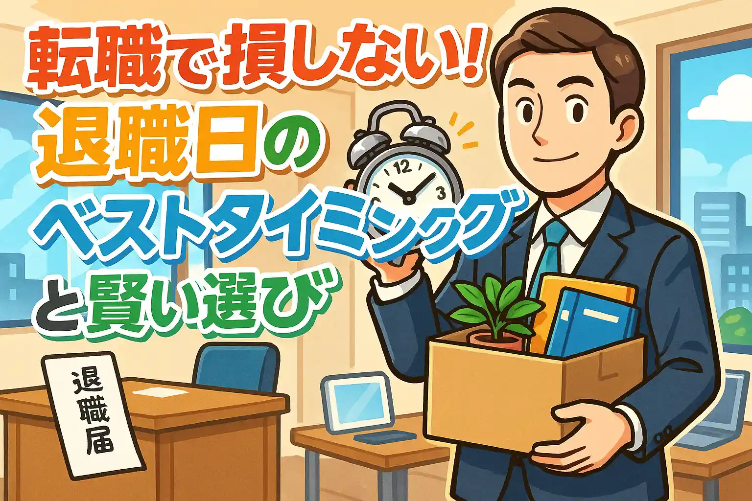 転職で損しない！退職日のベストタイミングと賢い選び方 - 4月・10月入社の秘訣を徹底解説