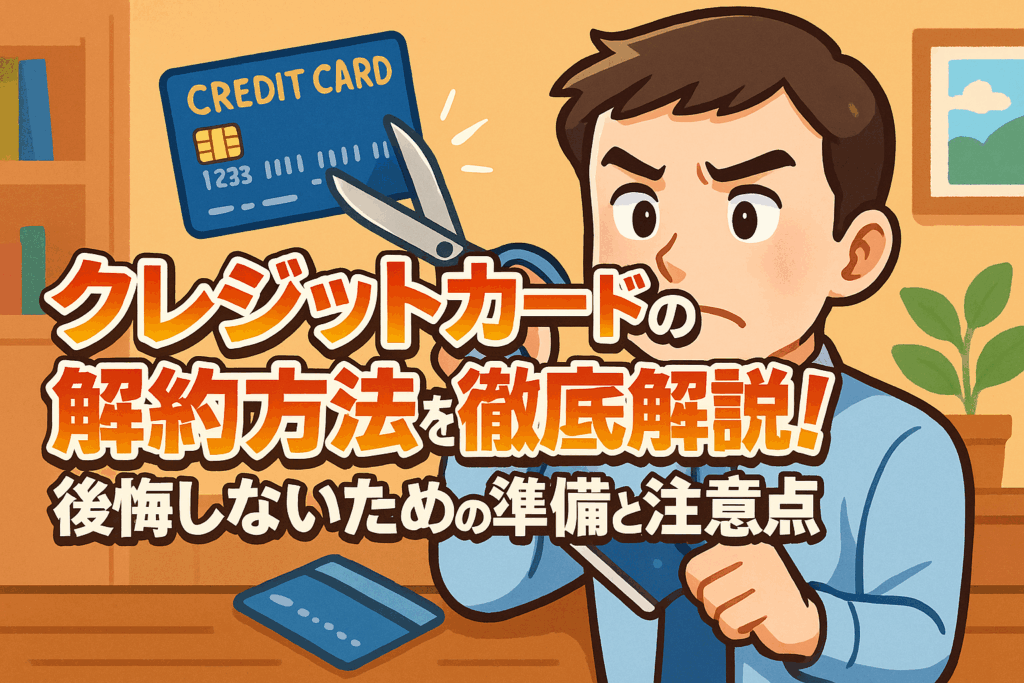 クレジットカードの解約方法を徹底解説!後悔しないための準備と注意点