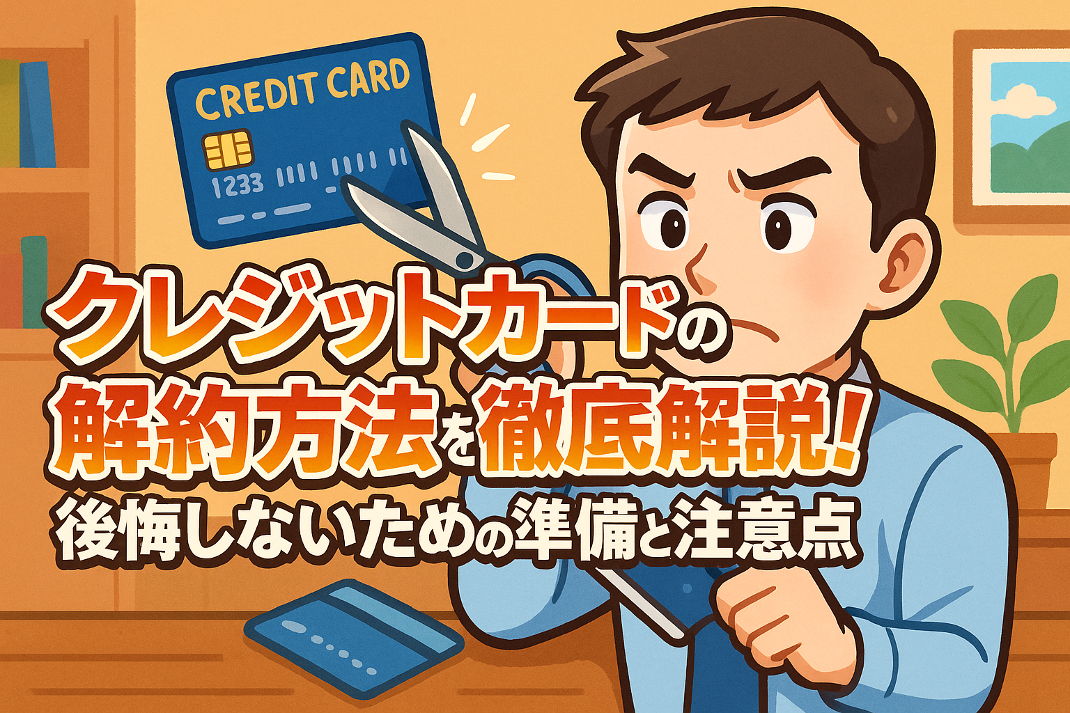 クレジットカードの解約方法を徹底解説！後悔しないための準備と注意点